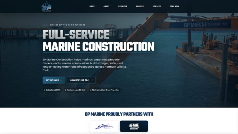 Bpmarineconstruction.com featured image